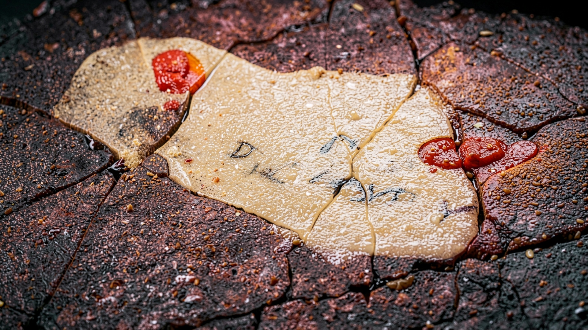 Пригоревший пирог с треснувшей корочкой