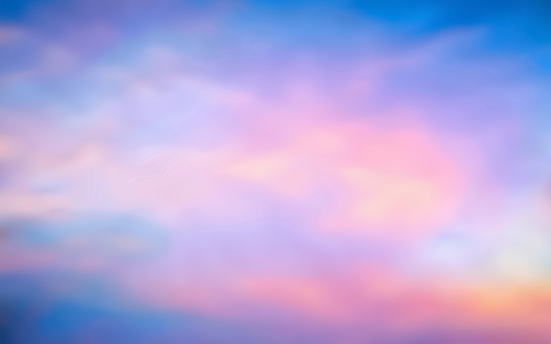 Размытый закатный пейзаж в пастельных тонах