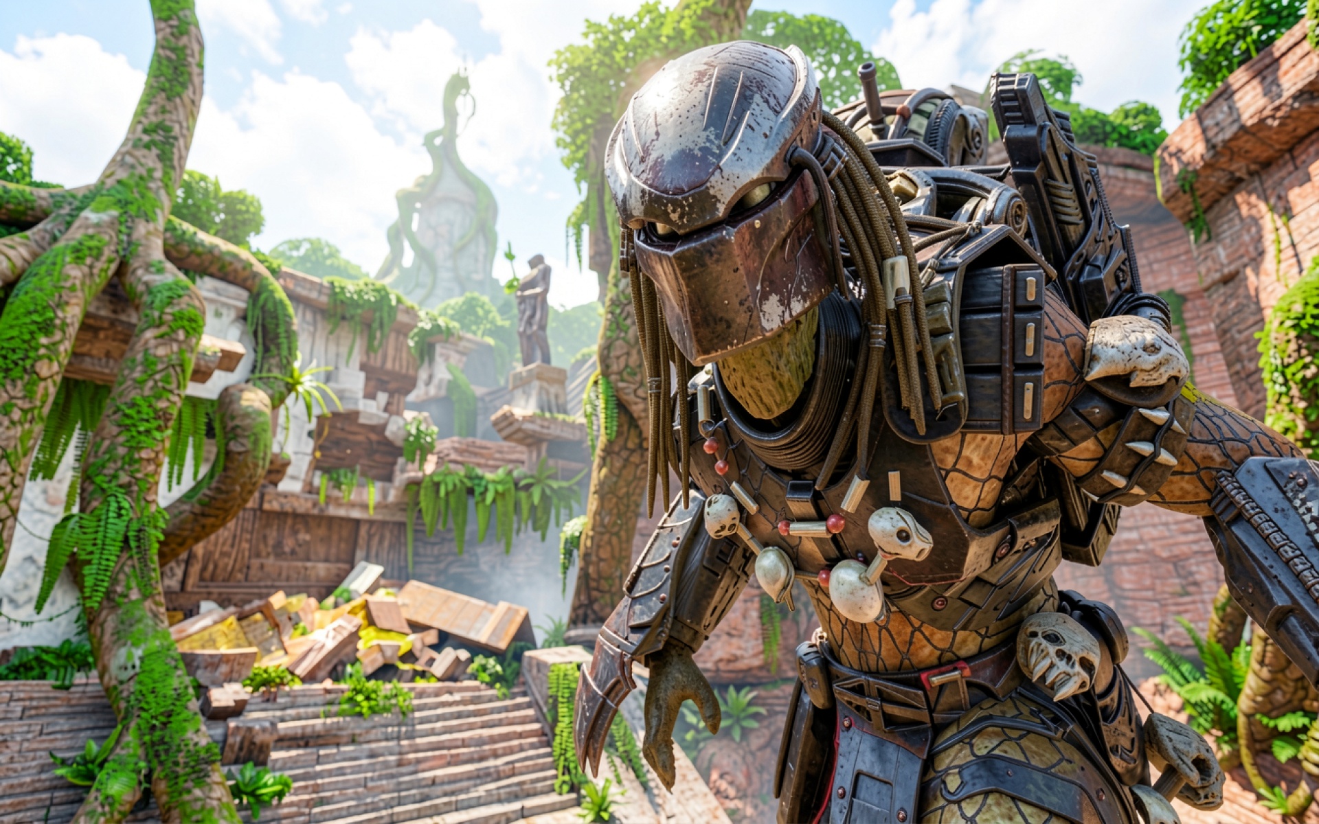Хищник в доспехах среди древних джунглей
